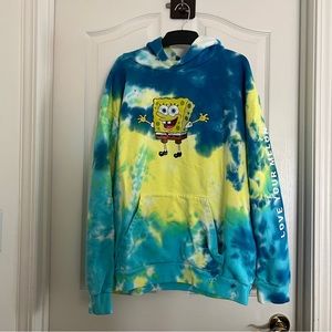 Love Your Melon SpongeBob SquarePants Tie Dye Hoodie